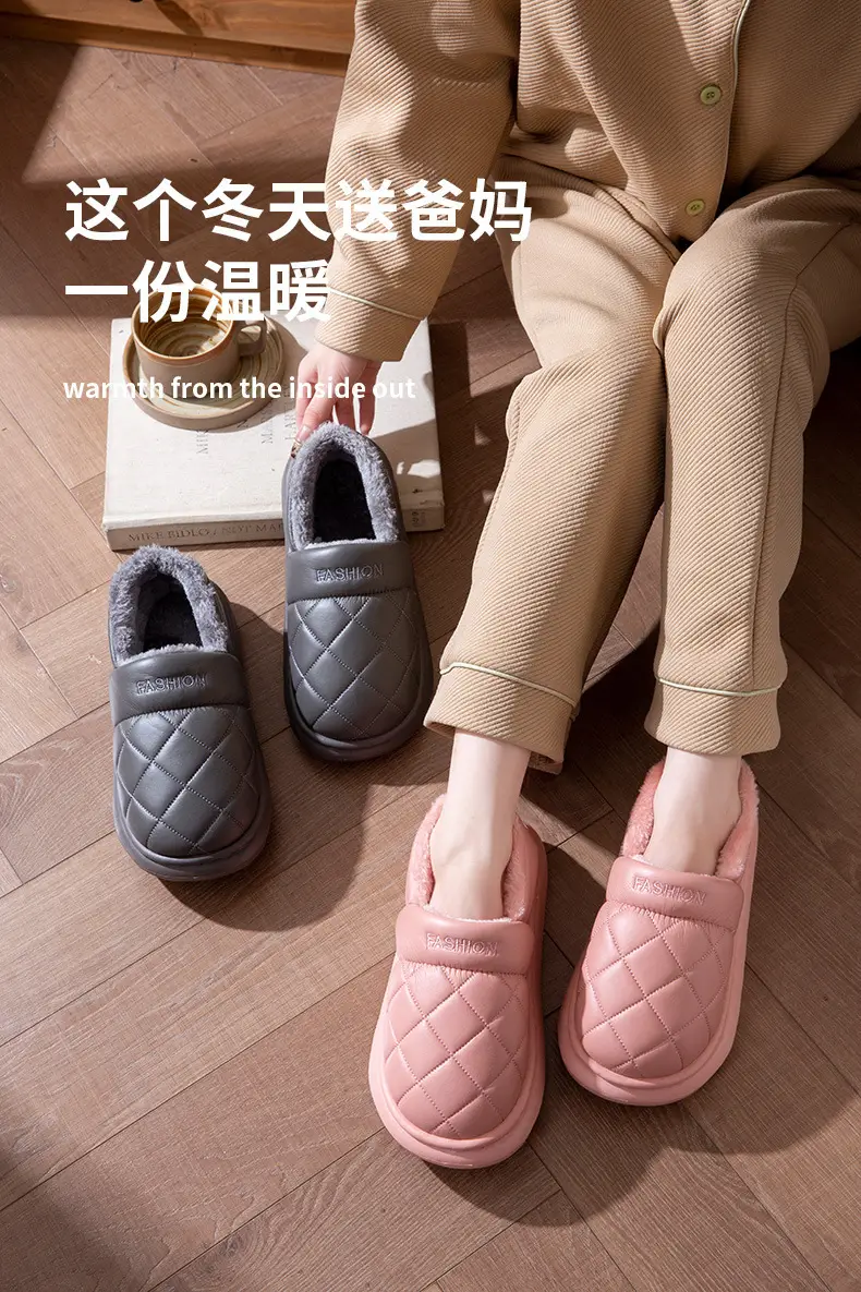 Pink Quilted Slip-On Shoes for Women Winter 2025 — feature 2