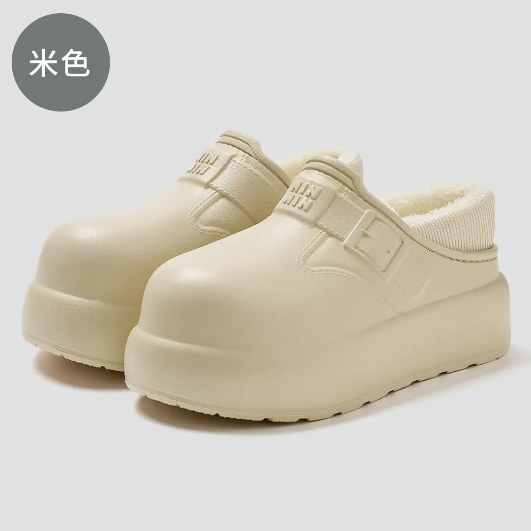 Cotton Slippers for Women Waterproof Outer Wear Baotou Winter New Home Home Indoor Non-Slip Thick-Soled Cotton Slippers for Women Wholesale
