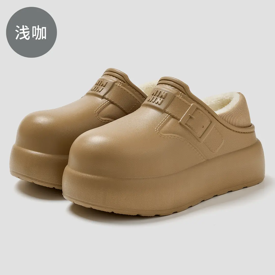 Cotton Slippers for Women Waterproof Outer Wear Baotou Winter New Home Home Indoor Non-Slip Thick-Soled Cotton Slippers for Women Wholesale