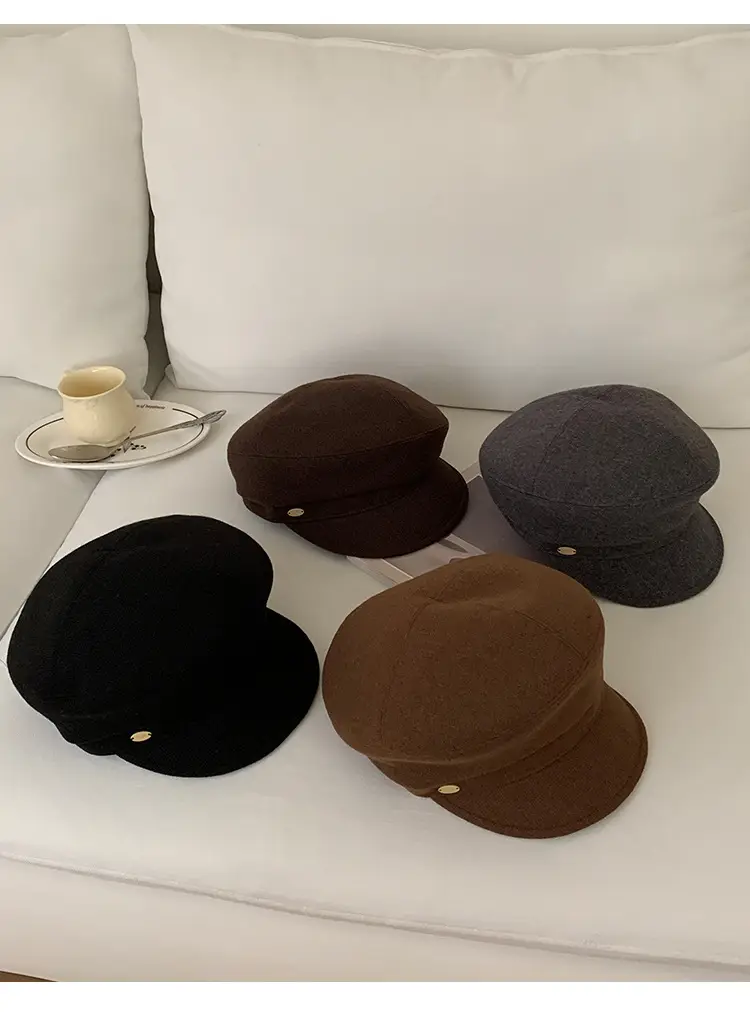 New Retro British Duckbill Cap Navy Painter Beret — feature 8