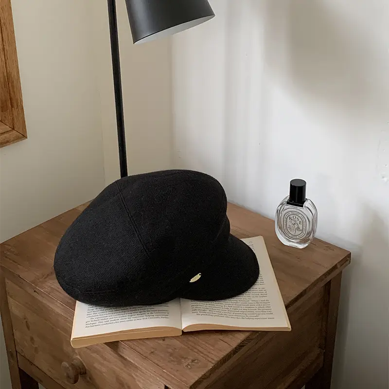 New Retro British Duckbill Cap Navy Painter Beret - Image 2