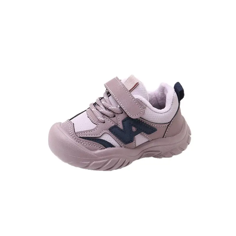 2025 Kids Sneakers Non-Slip Soft Bottom Grey Blue