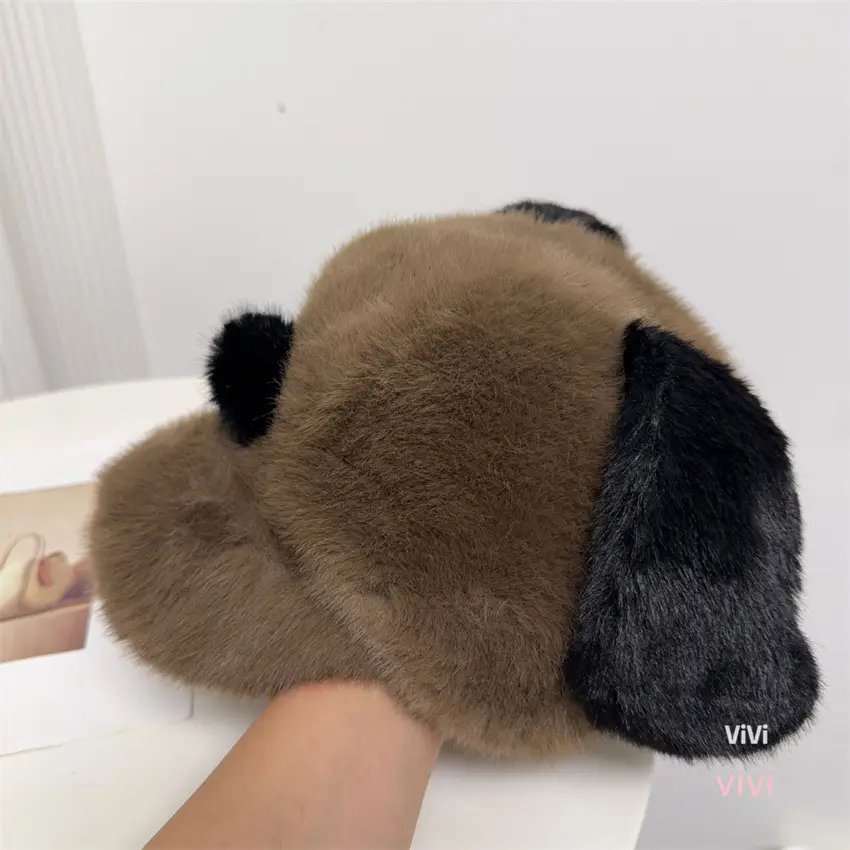 Cute Plush Duckbill Cap for Women Winter Warm Face-Slimming — feature 5