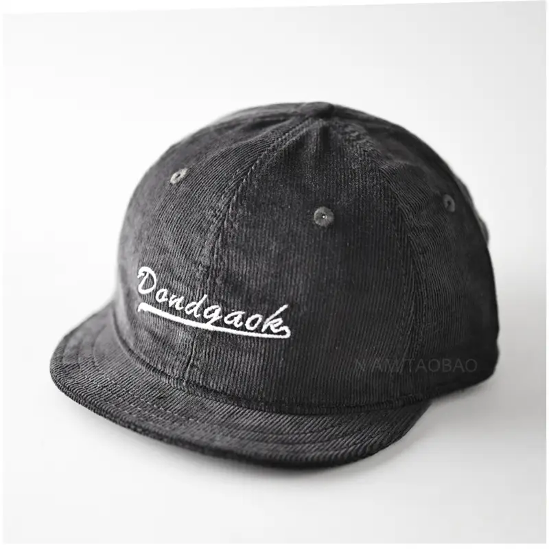 Men's Maroon Embroidered Baseball Cap with Ultra-Short Bristle - Image 10