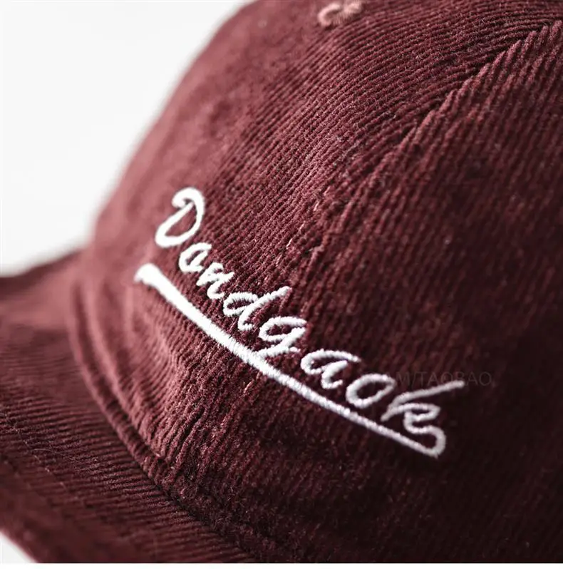 Men's Maroon Embroidered Baseball Cap with Ultra-Short Bristle — feature 12