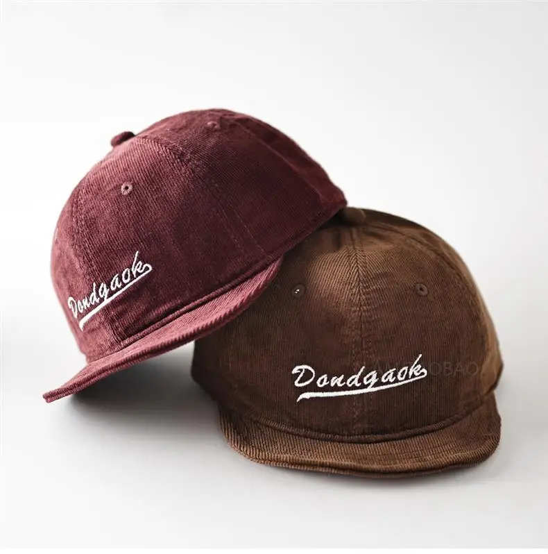 Men's Maroon Embroidered Baseball Cap with Ultra-Short Bristle — feature 8