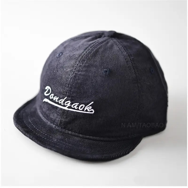 Men's Maroon Embroidered Baseball Cap with Ultra-Short Bristle - Image 2