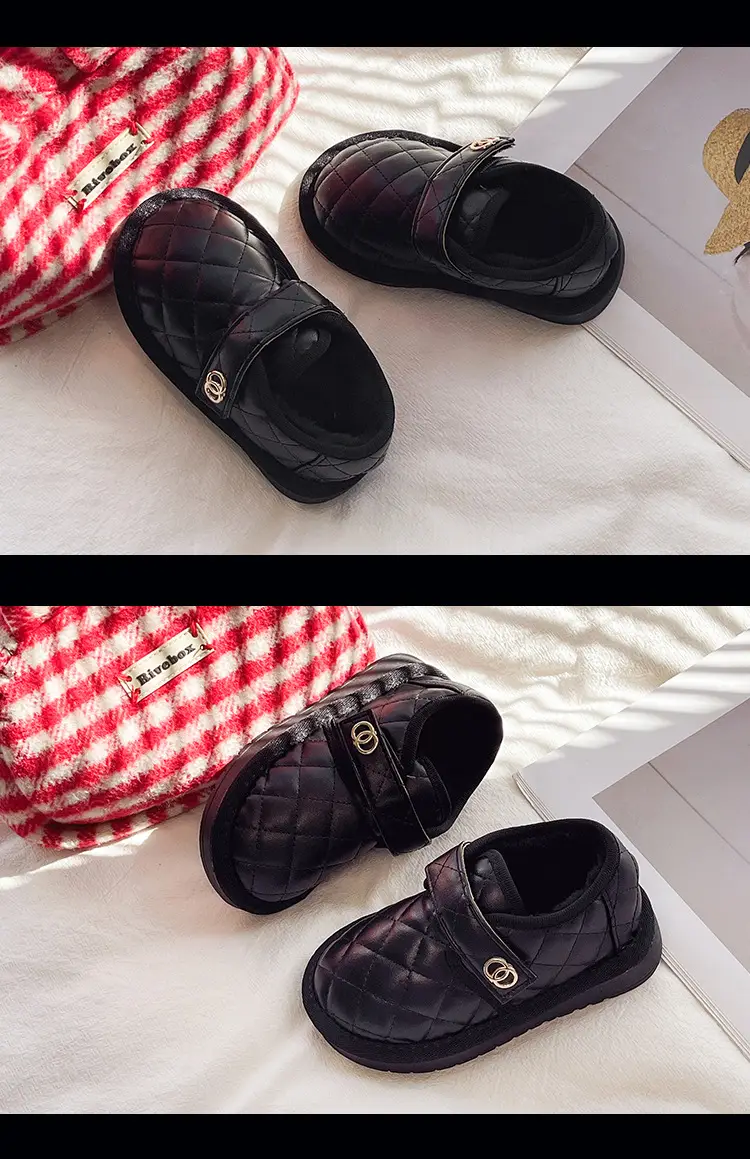 Baby Cotton Shoes Men's Warm Baby Toddler Shoes Soft Sole One-Year-Old Girl's Snow Boots Non-Slip Waterproof Autumn and Winter Style — feature 13