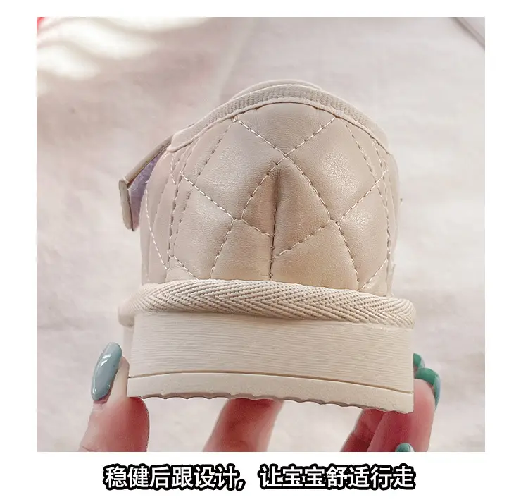 Baby Cotton Shoes Men's Warm Baby Toddler Shoes Soft Sole One-Year-Old Girl's Snow Boots Non-Slip Waterproof Autumn and Winter Style — feature 7