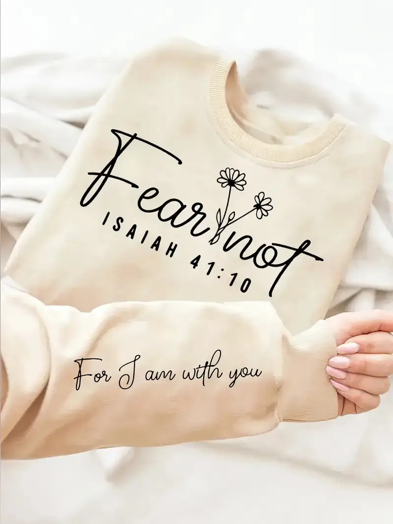 Women's Velvet Kindness Sweatshirt Beige - Image 4
