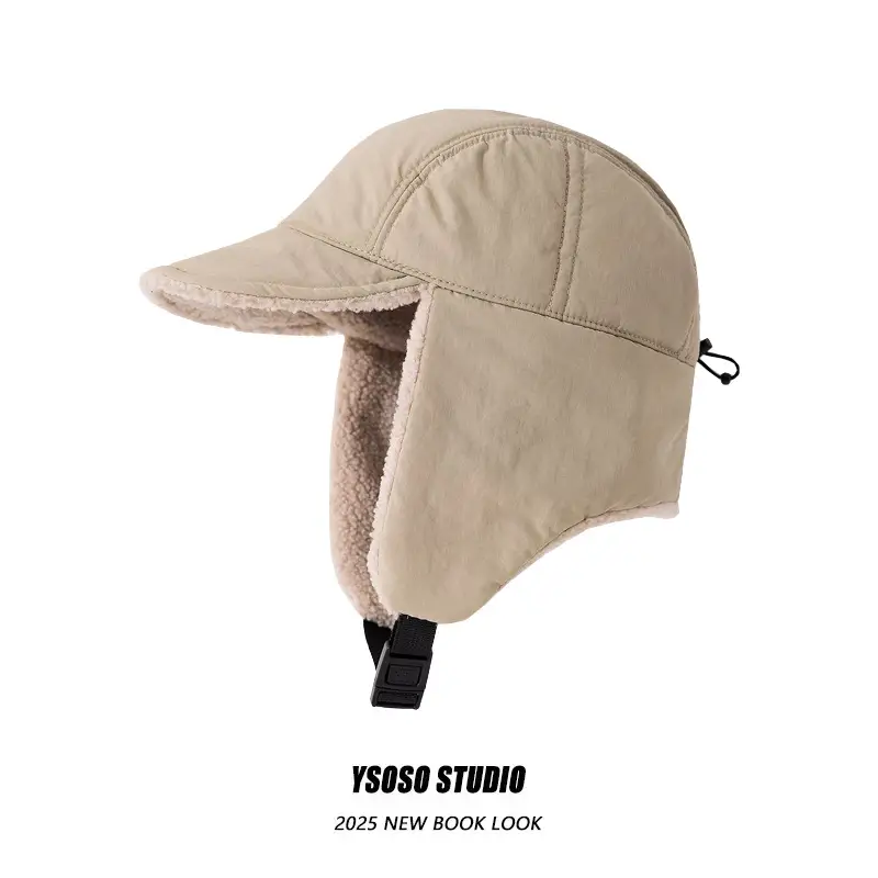Rainproof Duck Tongue Hat for Women Fleece Lined Winter Cycling - Image 3