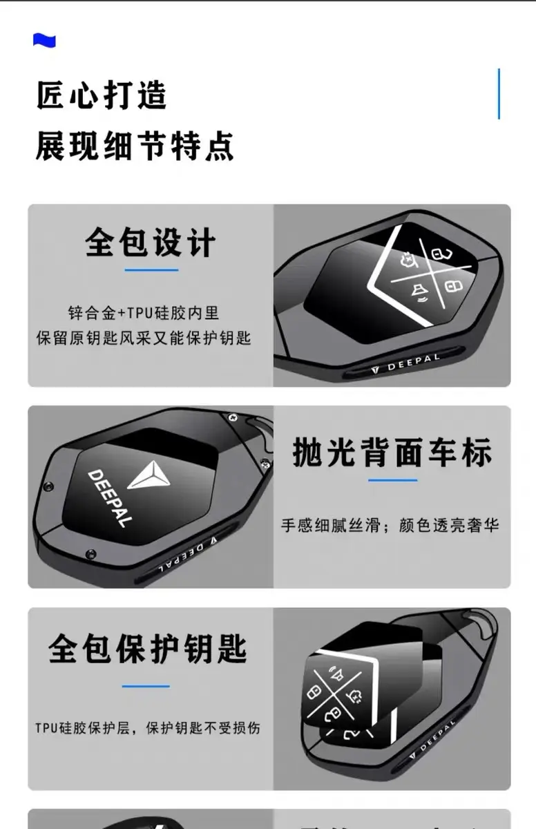 Deepal S05 Key Cover with Remote Control & Buckle Shell — feature 4