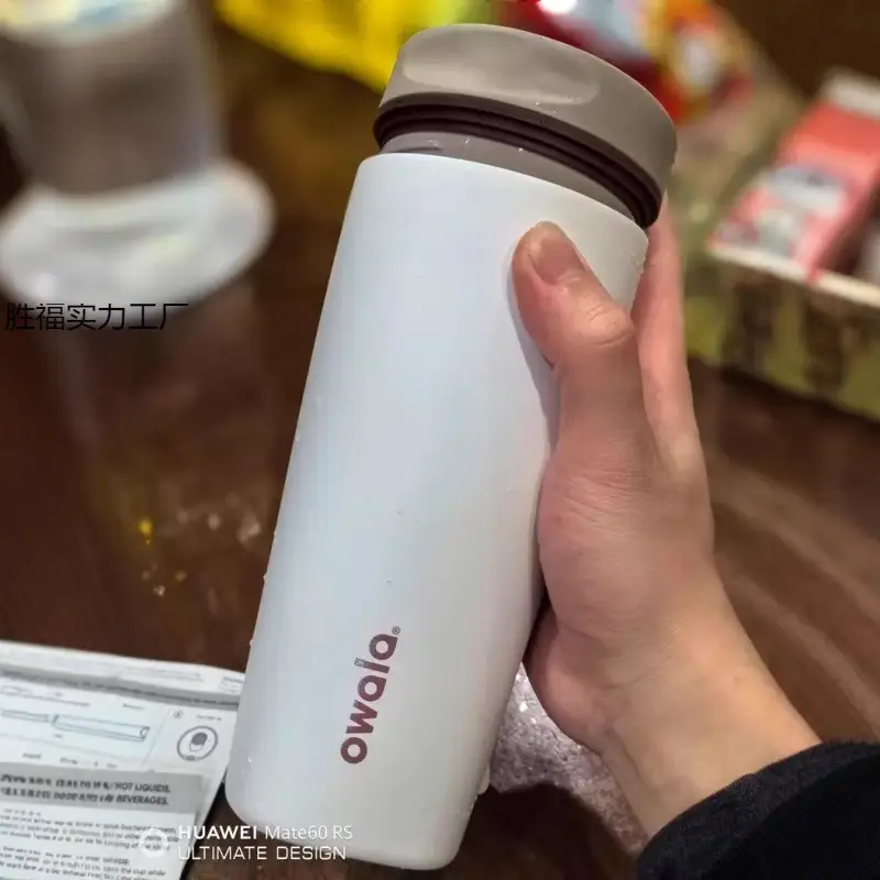 Cross-Border Owala Same Model 304 Stainless Steel Insulated Cup, Popular High-Value Coffee Cup for Home Use, Portable and Suitable for Car Use