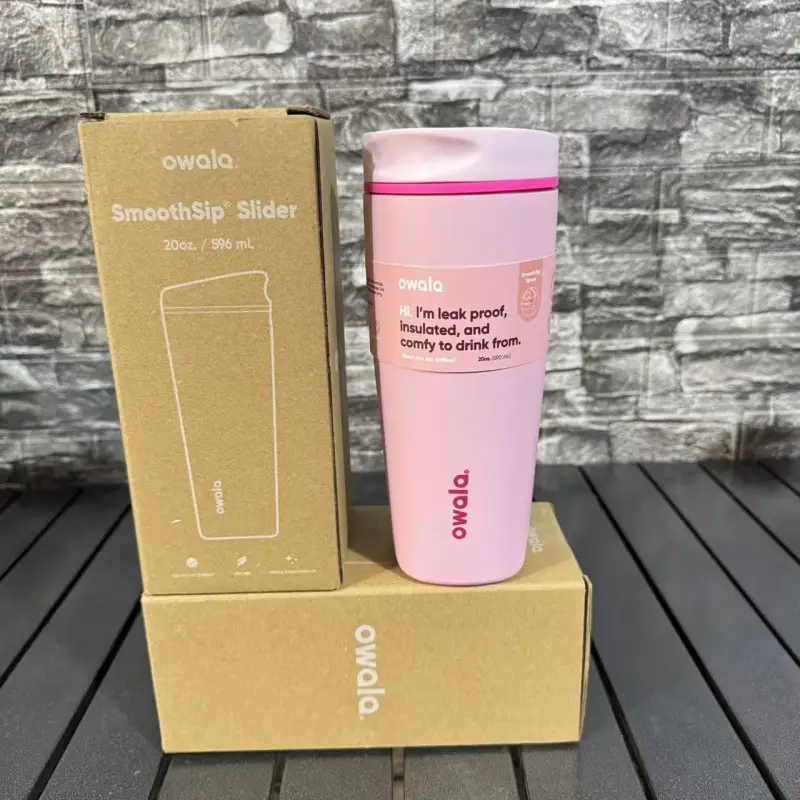 Cross-Border Owala Same Model 304 Stainless Steel Insulated Cup, Popular High-Value Coffee Cup for Home Use, Portable and Suitable for Car Use