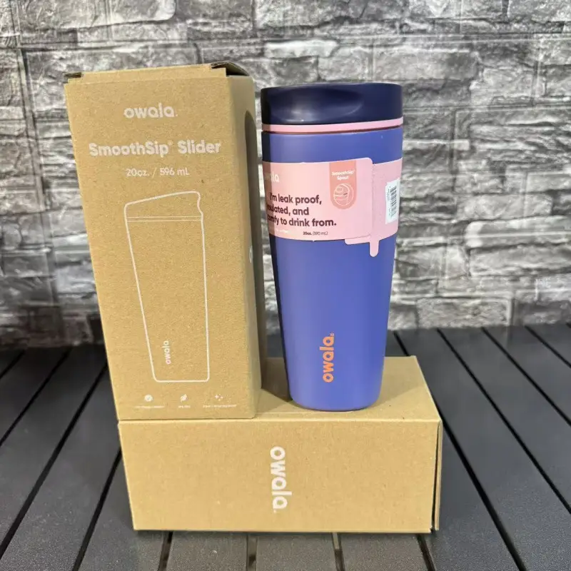 Cross-Border Owala Same Model 304 Stainless Steel Insulated Cup, Popular High-Value Coffee Cup for Home Use, Portable and Suitable for Car Use