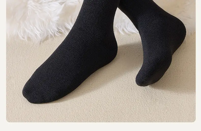 Autumn and Winter Fleece-Lined Thick Socks for Men, Terry Socks, Winter Towel Socks, Thick Anti-Odor Warm Adult Long Socks — feature 21