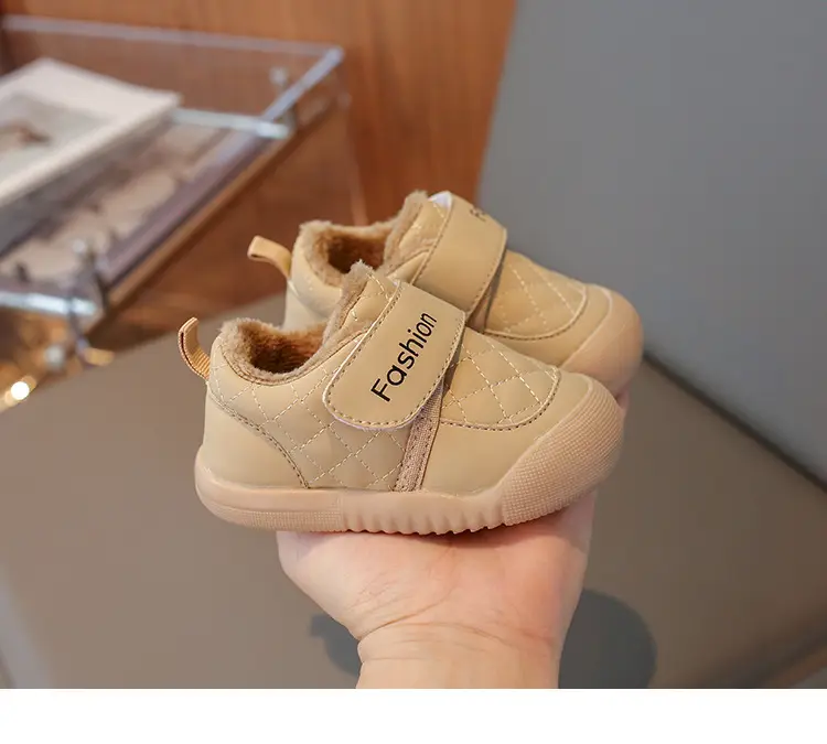 Winter Velvet Toddler Shoes for 0-3Yrs Soft Soled Warm — feature 11