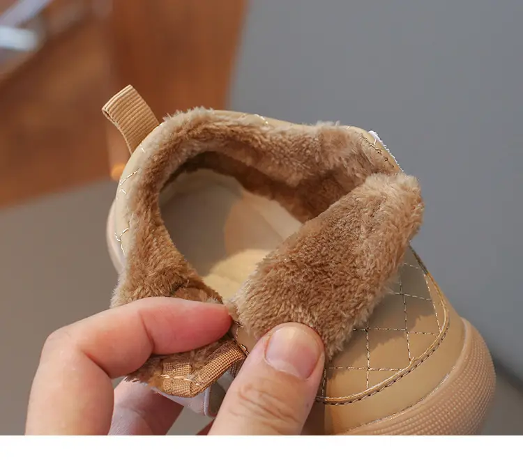 Winter Velvet Toddler Shoes for 0-3Yrs Soft Soled Warm — feature 18