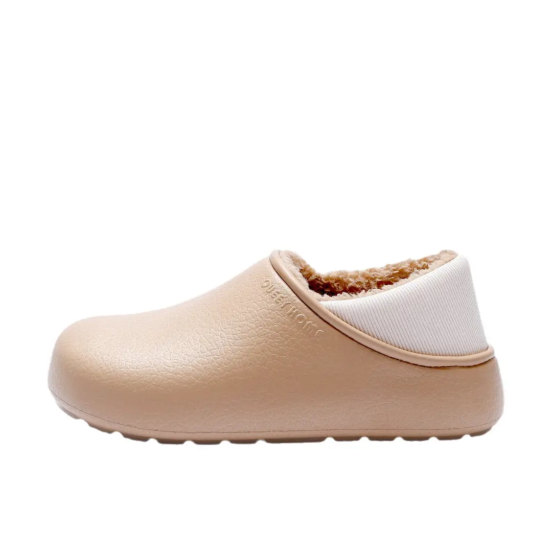 Birkenstock Cotton Slippers for Women, Autumn and Winter 2026 New Model, Indoor Home Plush Warm Waterproof Cotton Shoes for Outdoor Wear - Image 10