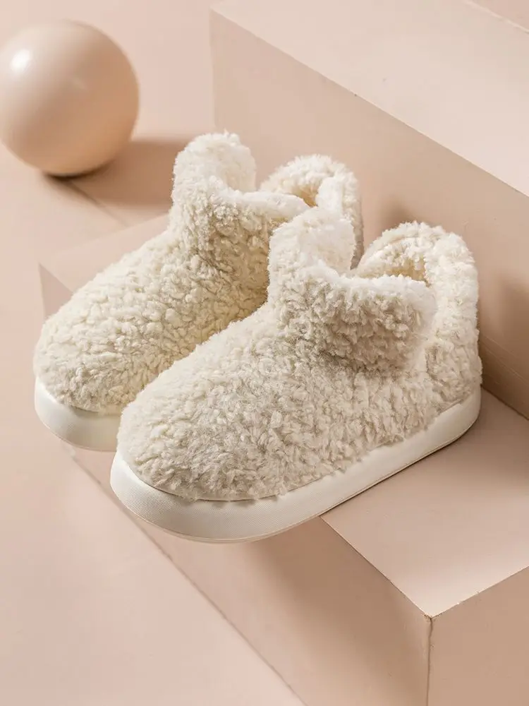 Warm Plush Cotton Slippers Women Winter Cozy — feature 13