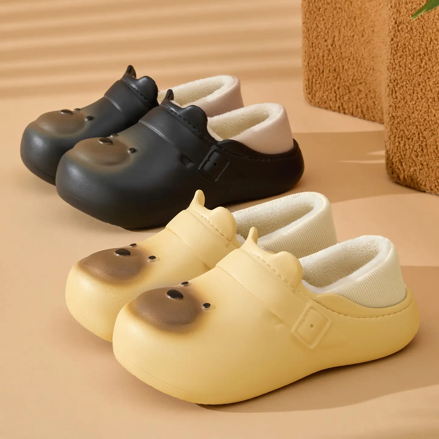 Women Cartoon Cotton Slippers Waterproof Winter 2025