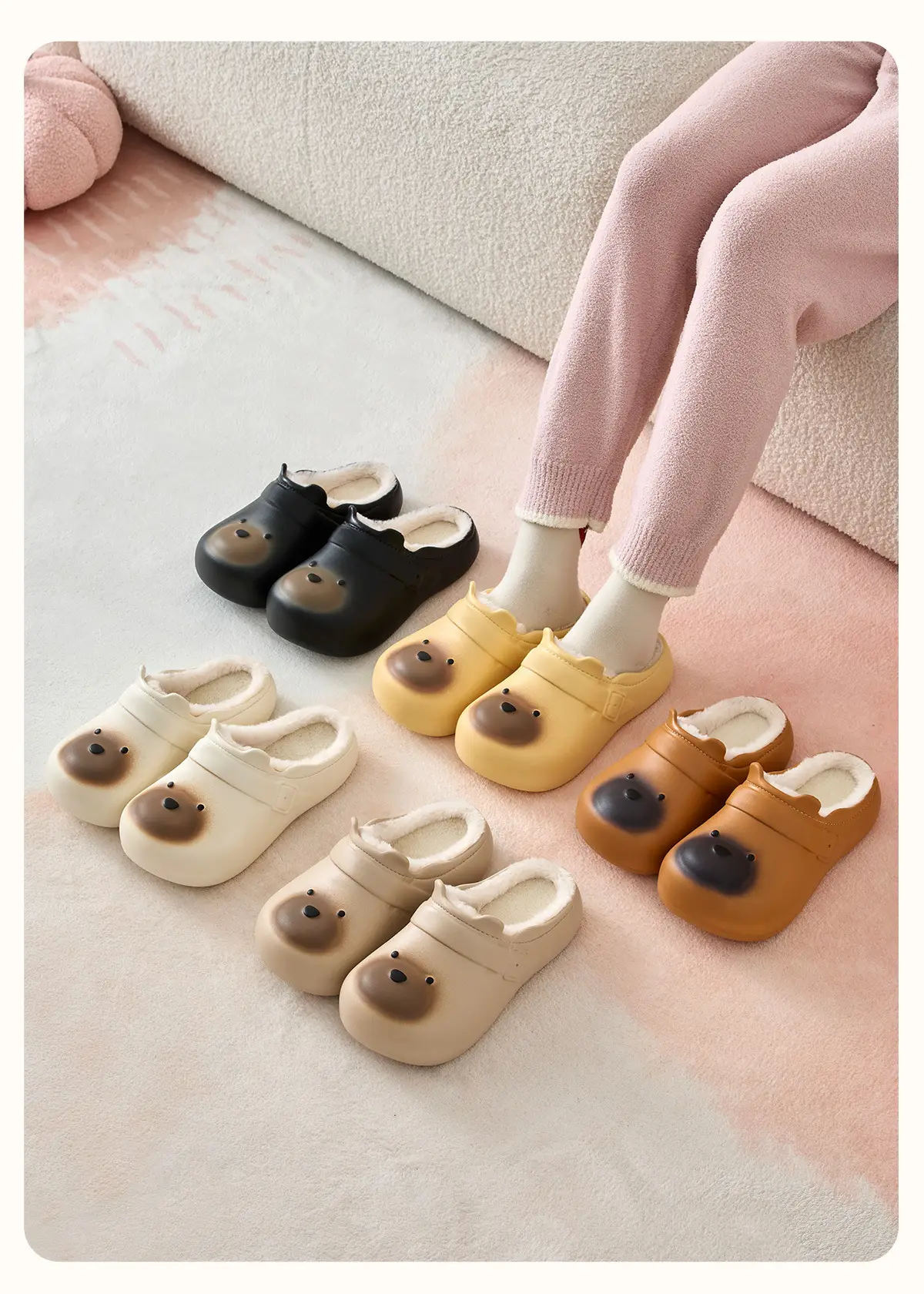 Women Cartoon Cotton Slippers Waterproof Winter 2025 — feature 18