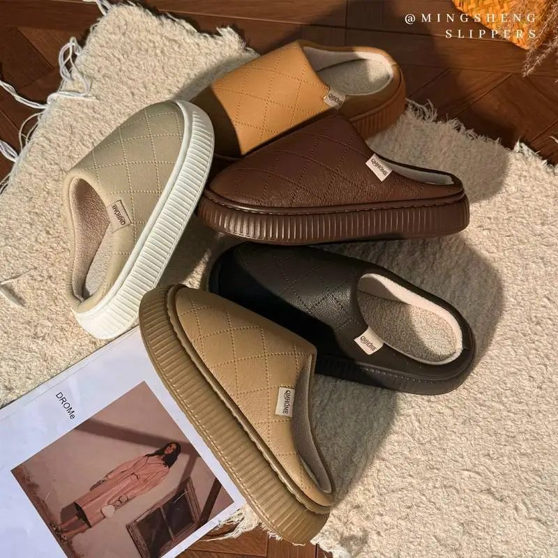 Women's Warm Plush Cotton Slippers Winter 2025 - Image 7