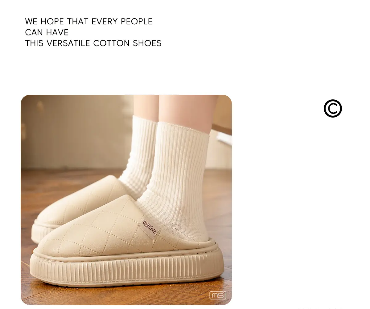 Women's Warm Plush Cotton Slippers Winter 2025 — feature 4