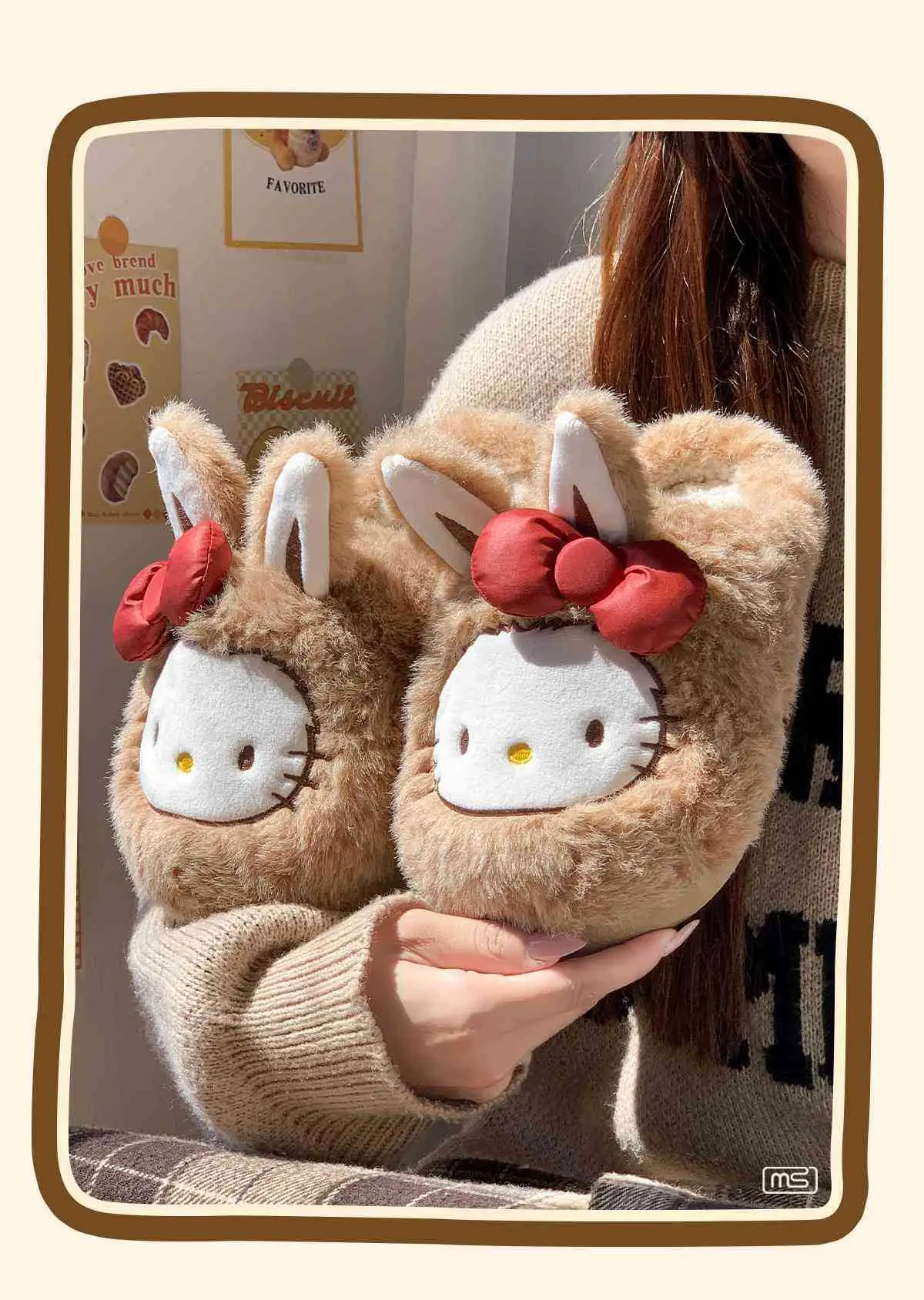 2025 Winter Cute Cat Fleece Lined Non-Slip Slippers — feature 4
