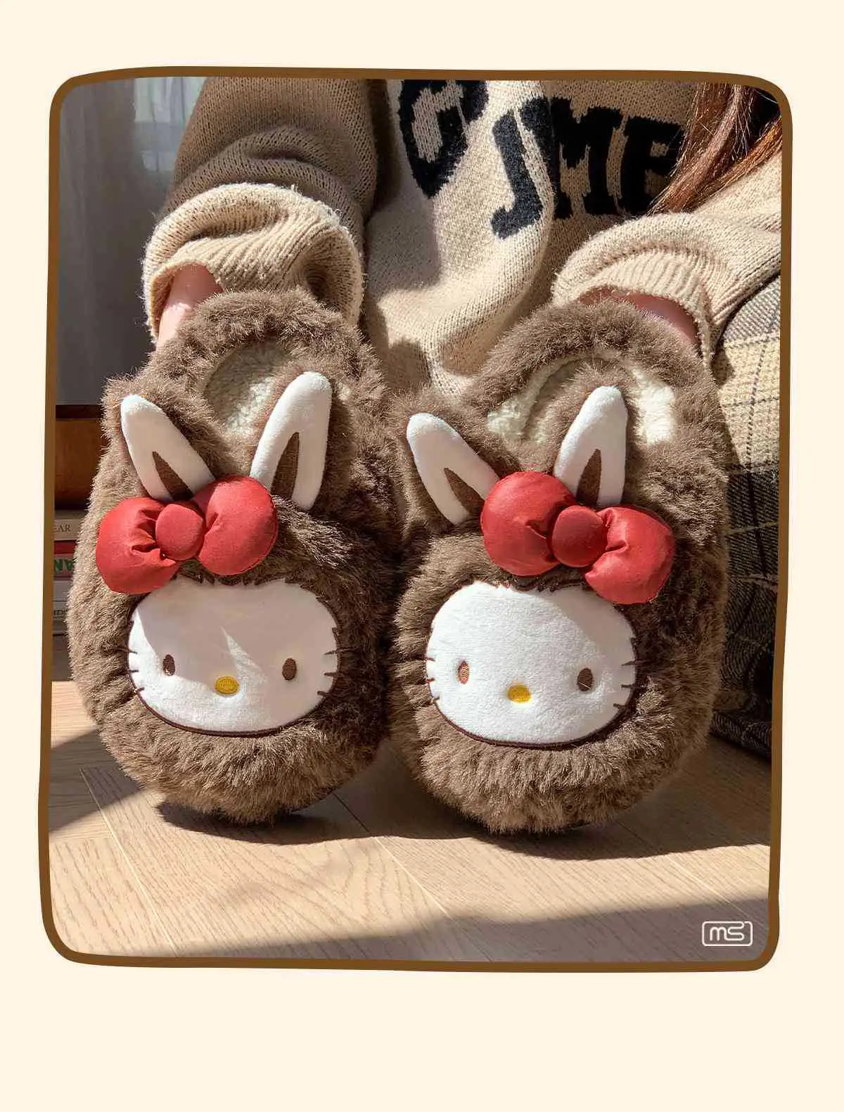 2025 Winter Cute Cat Fleece Lined Non-Slip Slippers — feature 8