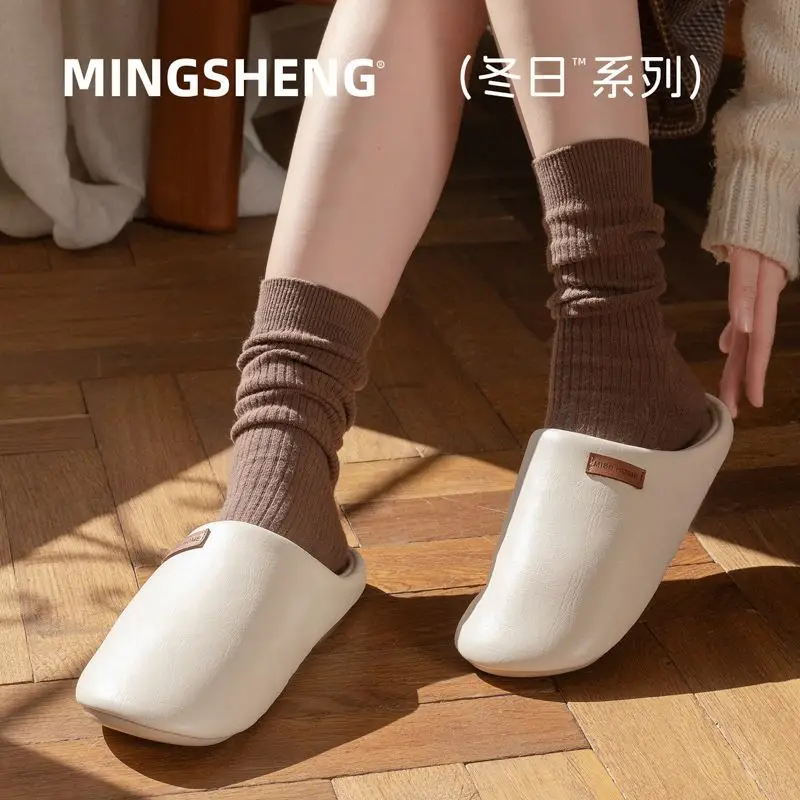 Japanese-Style Soft Cotton Slippers for Women - Image 5