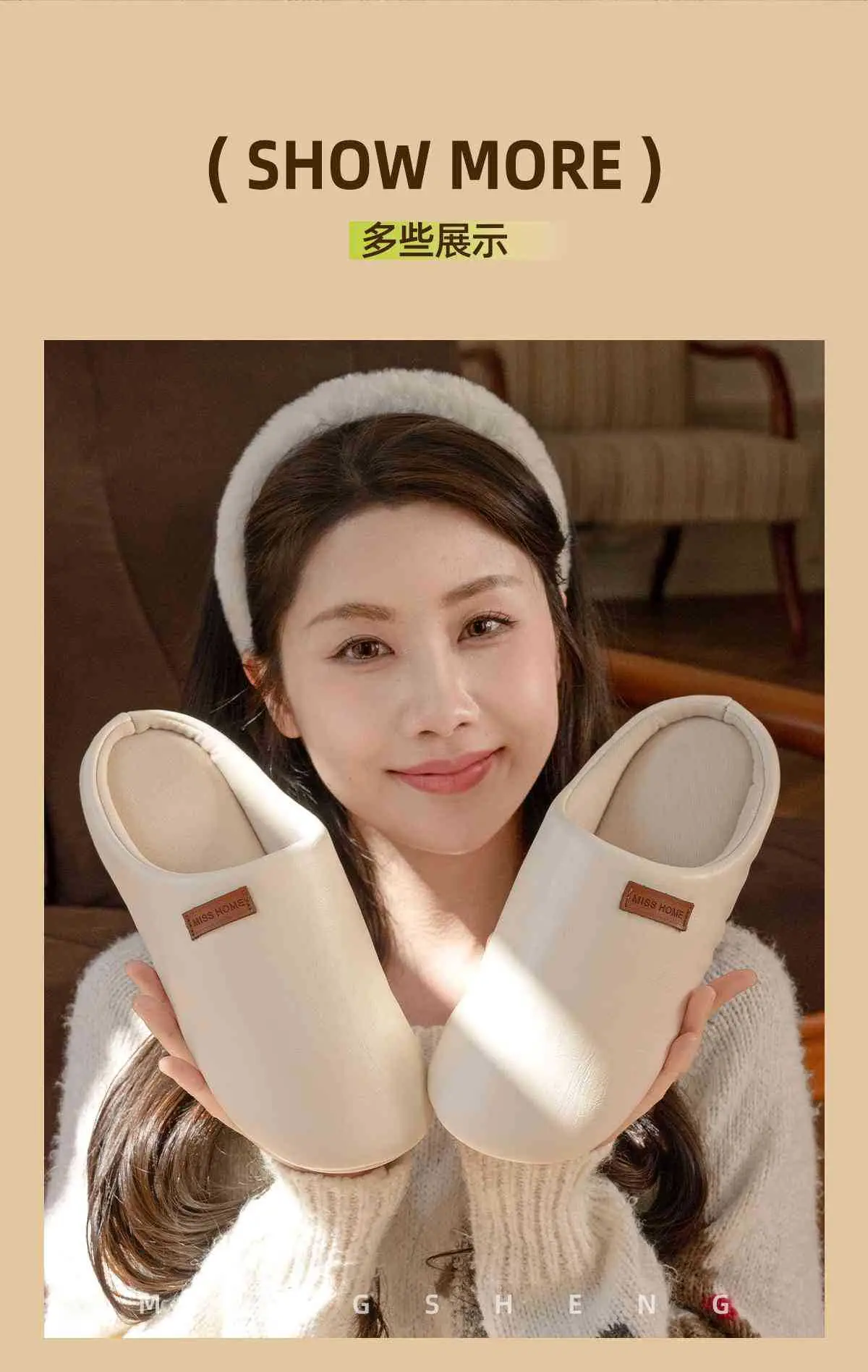 Japanese-Style Soft Cotton Slippers for Women — feature 4