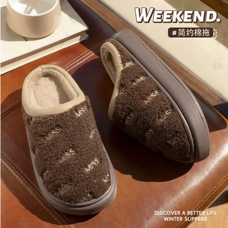 Women Cotton Slippers Winter Warm Anti-Slip 2025 - Image 7