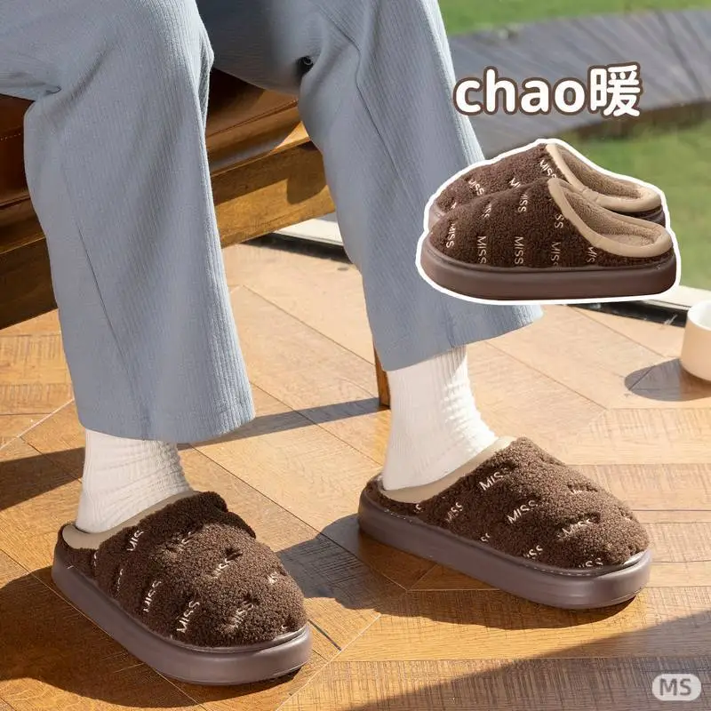 Women Cotton Slippers Winter Warm Anti-Slip 2025 - Image 3