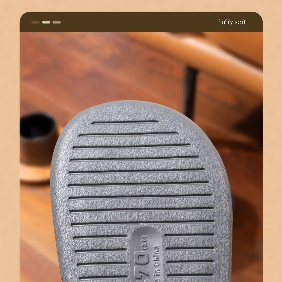 Women's Pink Quilted Slippers with Warm Fleece Lining — feature 11