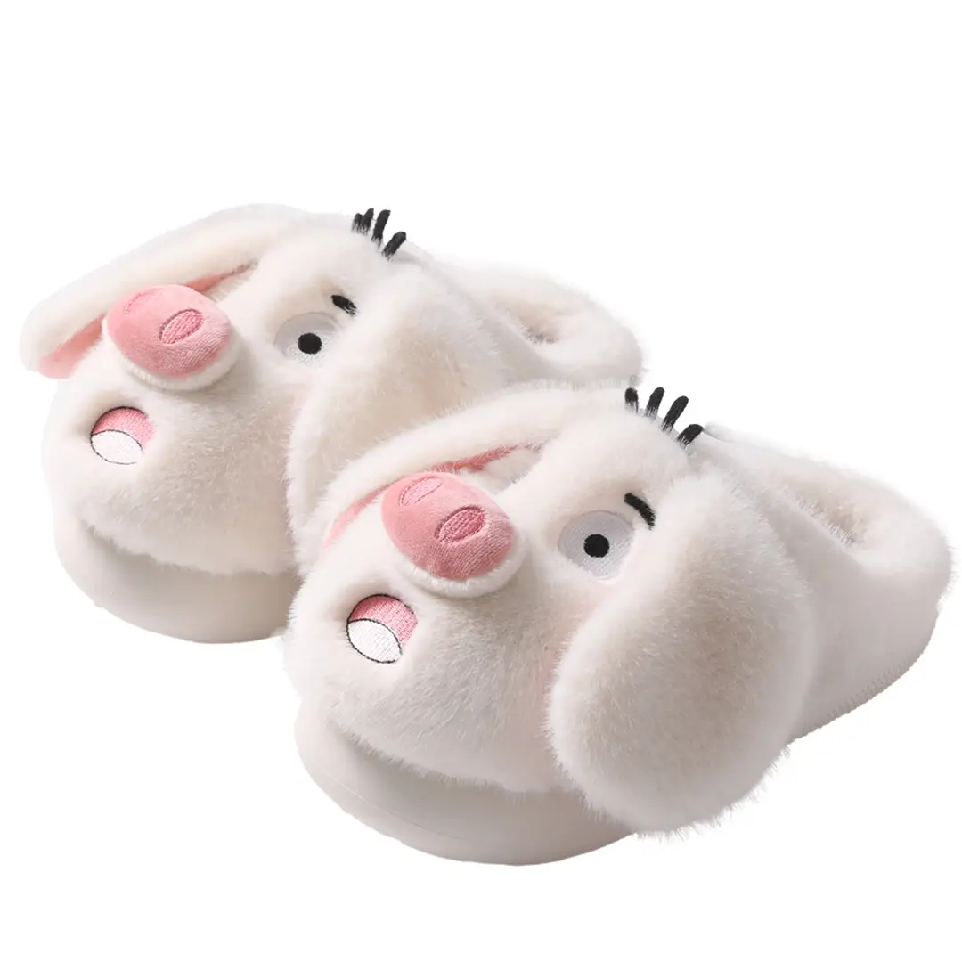 Piggy Cotton Slippers for Women Winter 2025 New Indoor Home Warm Confinement Cartoon Plus Plush Slippers Winter - Image 9