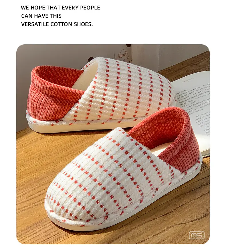 2025 Winter Knitted Slippers Soft-Soled Flat Heel — feature 10