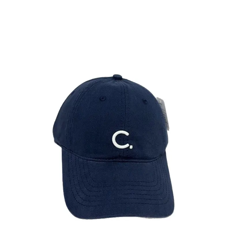 Maroon C-Branded Cotton Baseball Cap for Women - Image 8