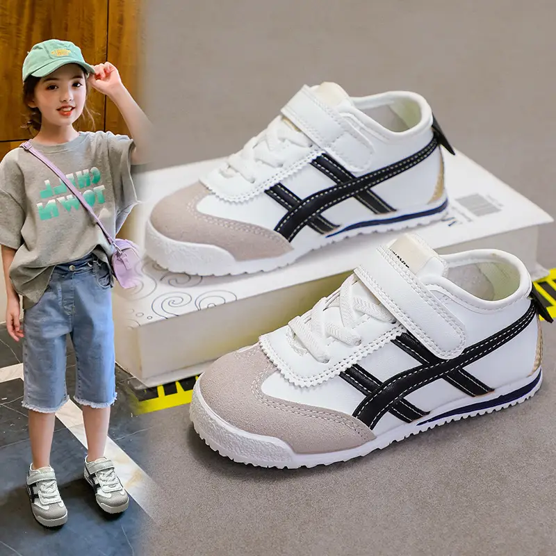 Baby Fleece Lined Toddler Shoes White Beige Grey