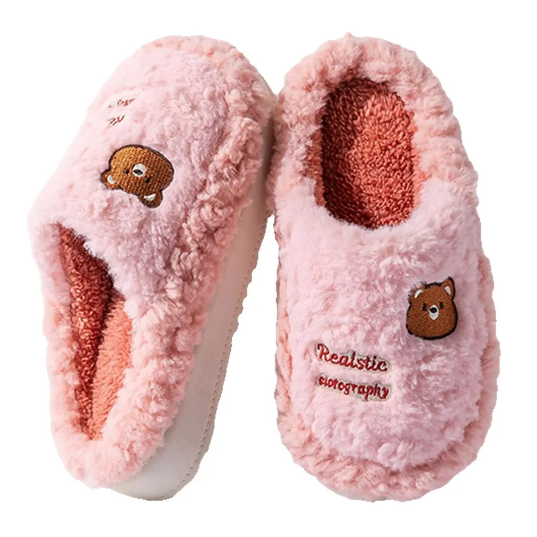 Autumn and Winter Cute Cotton Slippers for Women 2025 New Indoor Home Warm Plus Plush Couple Style Cotton Slippers for Men - Image 10