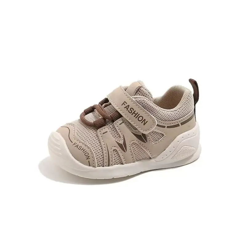 White Mesh Toddler Shoes for Boys Baby Non-Slip Soft Bottom