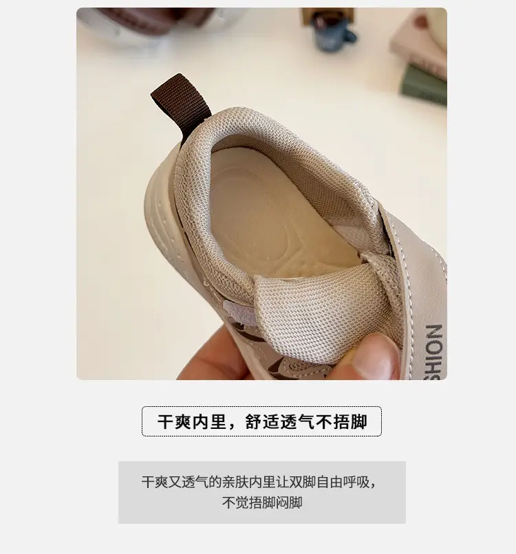 White Mesh Toddler Shoes for Boys Baby Non-Slip Soft Bottom — feature 10
