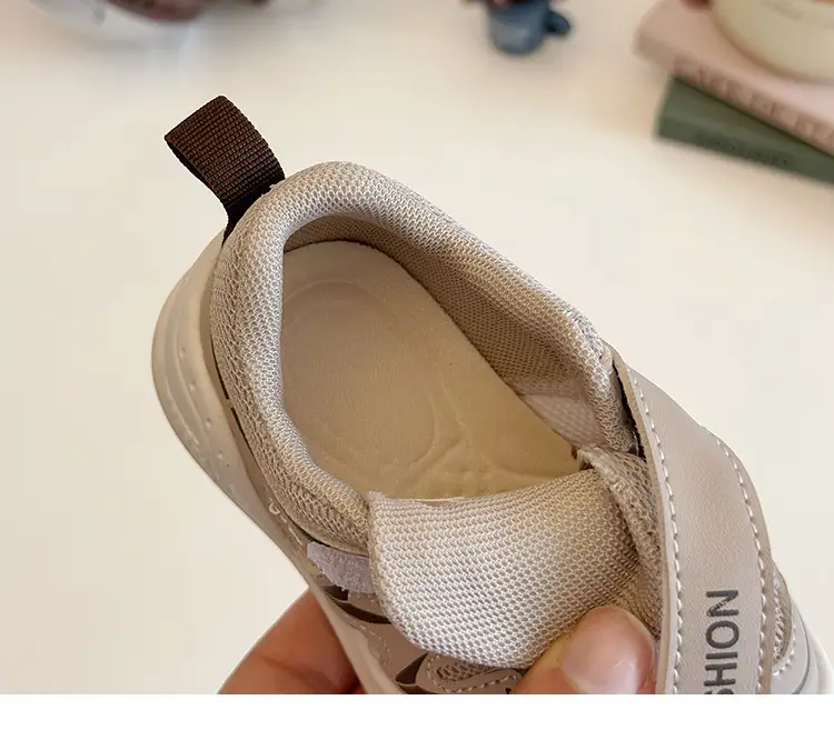 White Mesh Toddler Shoes for Boys Baby Non-Slip Soft Bottom — feature 17