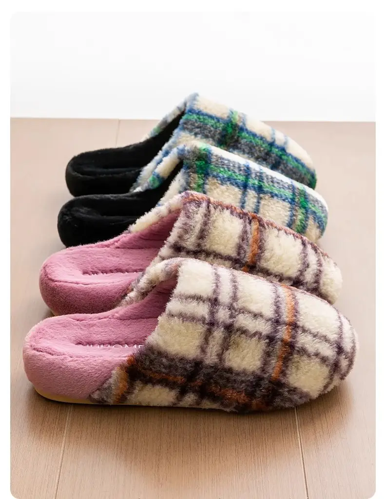 Warm Plush Cotton Slippers for Winter Indoor Comfort — feature 12