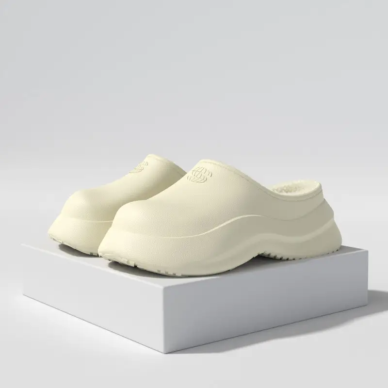 Waterproof Eva Cotton Slippers for Men Women Winter Heat
