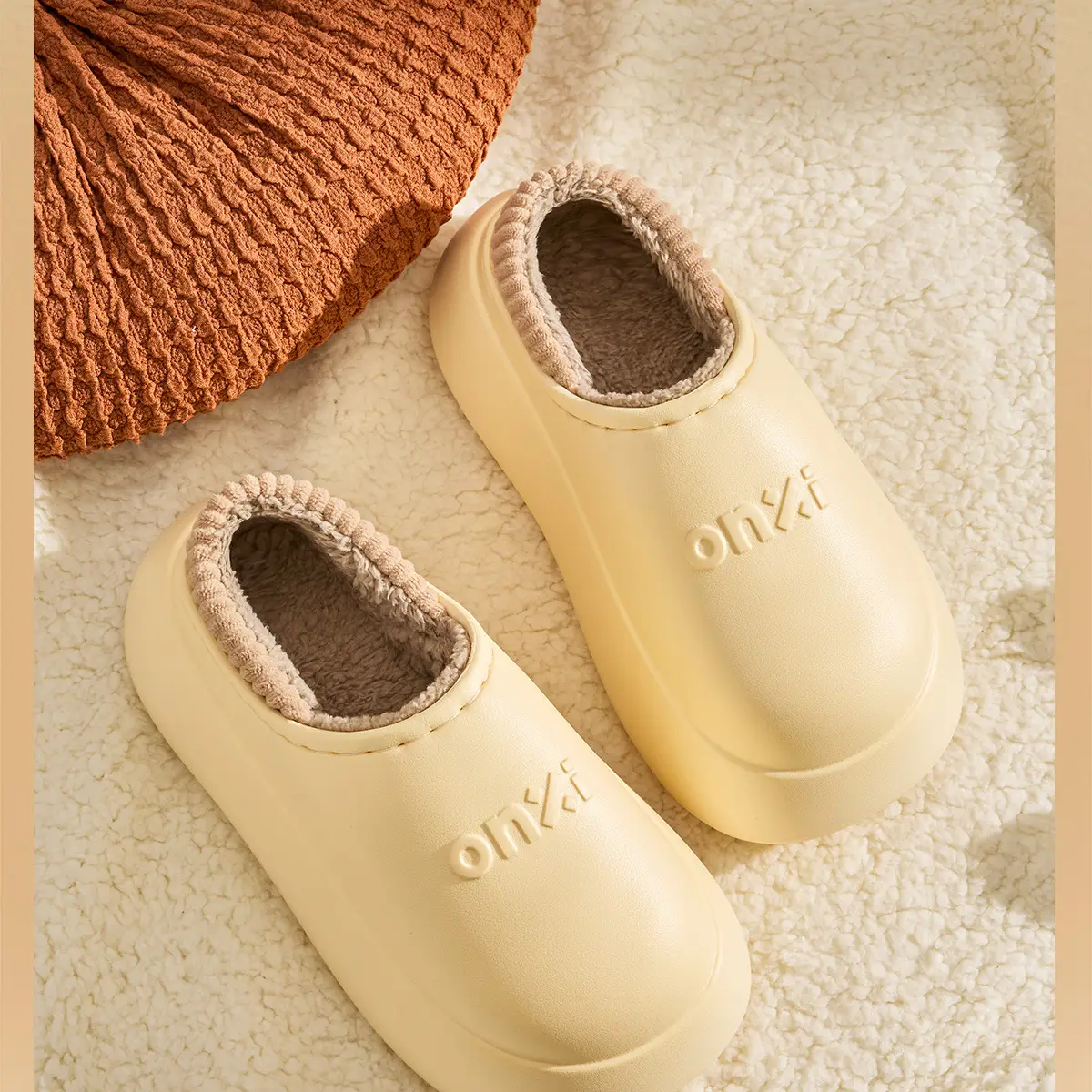 Women Winter Warm Slipper White Thick Soled — feature 13