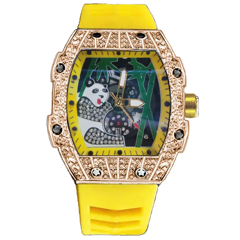 Popular Foreign Trade Men's Watch with Hollow Design, Chinese Style Panda Watch, Luminous Personality, Cool Quartz Watch, Cross-Border — feature 13