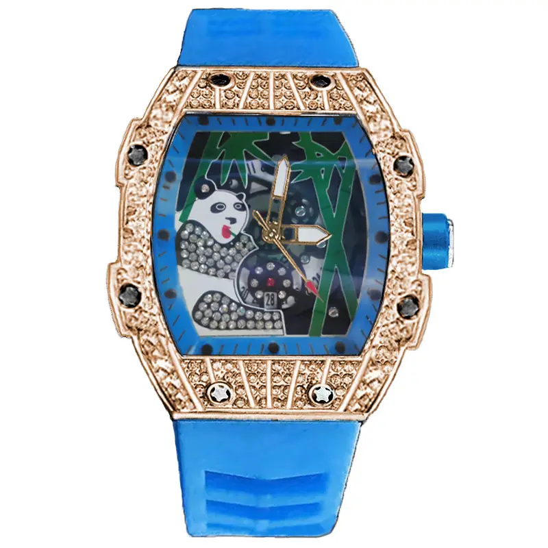 Popular Foreign Trade Men's Watch with Hollow Design, Chinese Style Panda Watch, Luminous Personality, Cool Quartz Watch, Cross-Border — feature 14