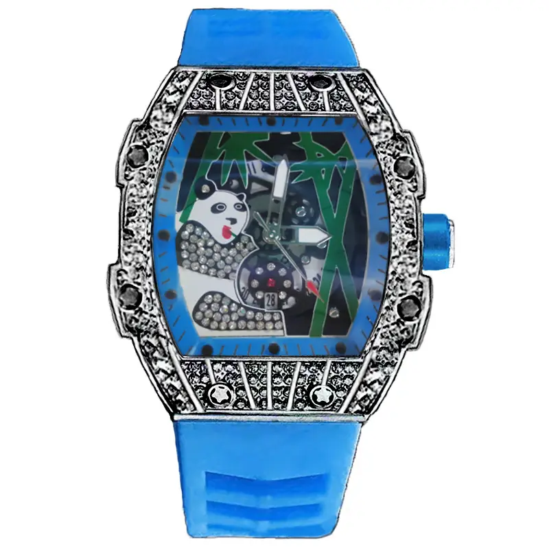 Popular Foreign Trade Men's Watch with Hollow Design, Chinese Style Panda Watch, Luminous Personality, Cool Quartz Watch, Cross-Border — feature 26
