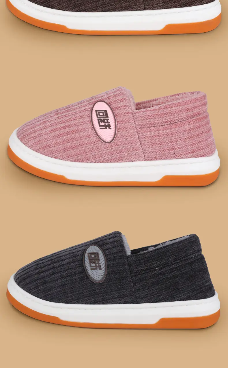 Women's Warm Fleece Slip-On Sneakers with Non-Slip Sole — feature 16
